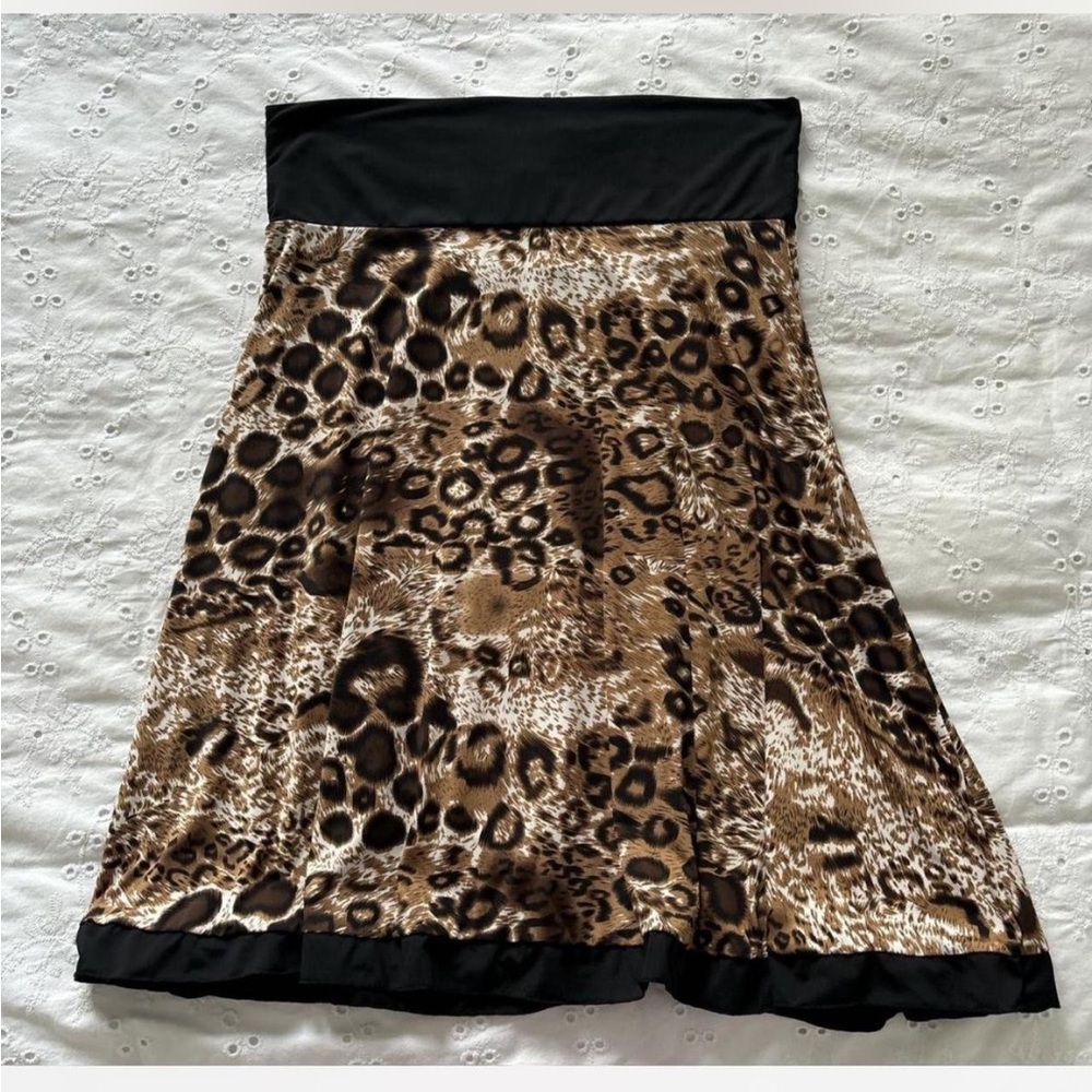 Leopard Print Women's Skirt